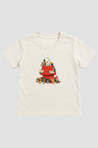 Camiseta Infantil Basica Natal Snoopy- DC-NOOP-0049