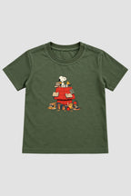 Camiseta Infantil Basica Natal Snoopy- DC-NOOP-0049