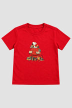 Camiseta Infantil Basica Natal Snoopy- DC-NOOP-0049