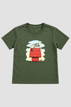 Camiseta Infantil Basica Natal Snoopy- DC-NOOP-0051