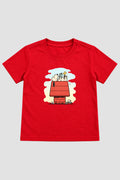 Camiseta Infantil Basica Natal Snoopy- DC-NOOP-0051