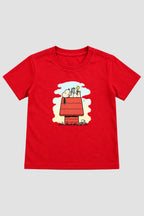 Camiseta Infantil Basica Natal Snoopy- DC-NOOP-0051