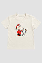 Camiseta Infantil Basica Natal Snoopy- DC-NOOP-0052