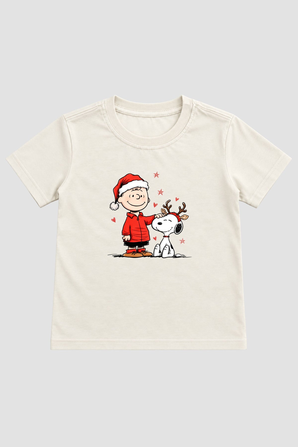 Camiseta Infantil Basica Natal Snoopy- DC-NOOP-0052