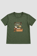Camiseta Infantil Basica Natal Snoopy- DC-NOOP-0054