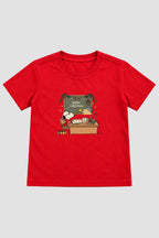 Camiseta Infantil Basica Natal Snoopy- DC-NOOP-0054