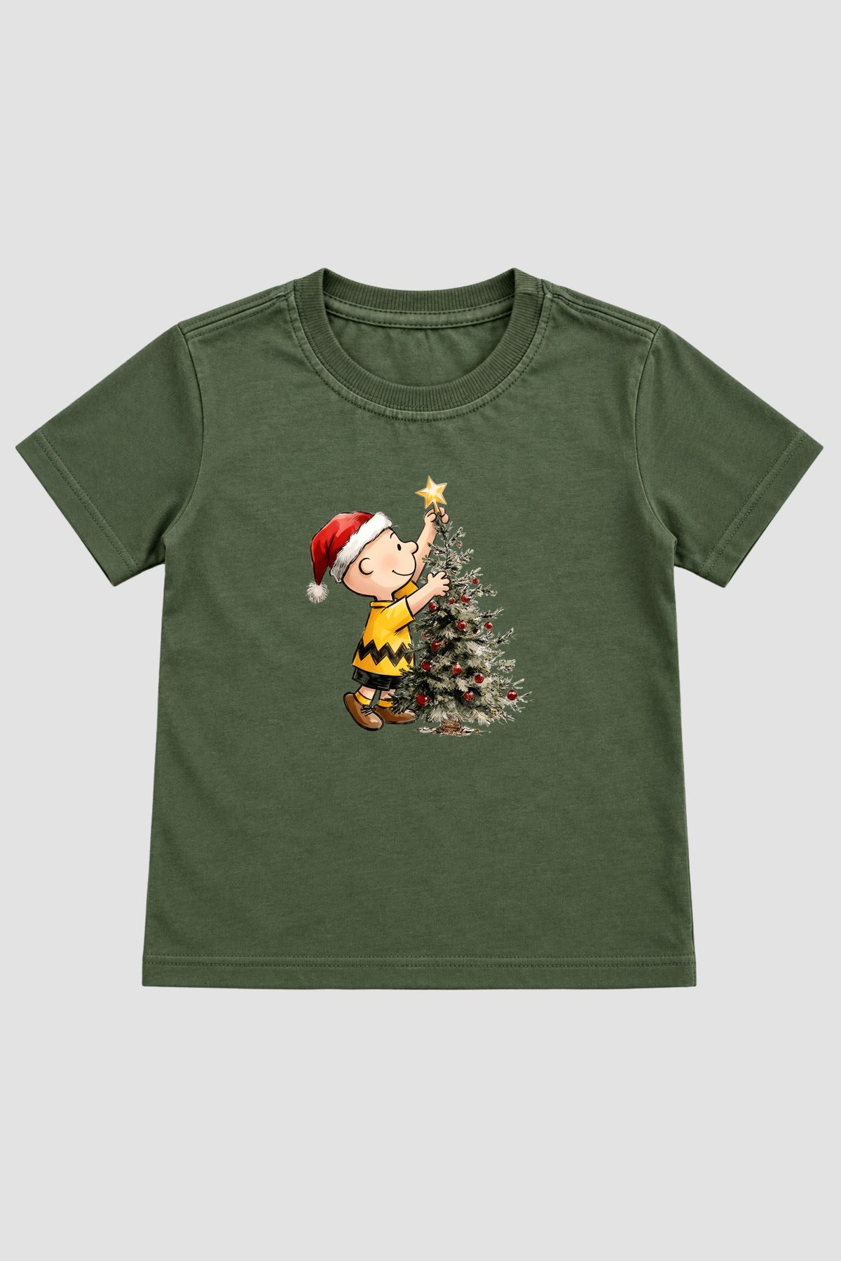 Camiseta Infantil Basica Natal Snoopy- DC-NOOP-0055