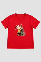 Camiseta Infantil Basica Natal Snoopy- DC-NOOP-0055