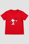 Camiseta Infantil Basica Natal Snoopy- DC-NOOP-0056