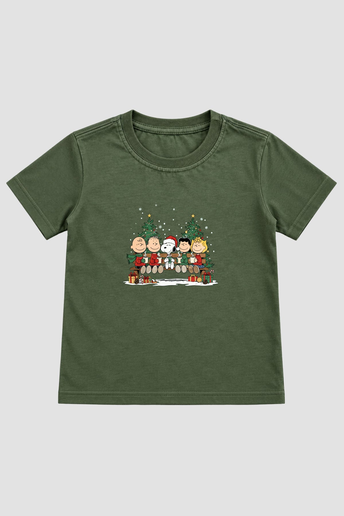 Camiseta Infantil Basica Natal Snoopy- DC-NOOP-0057
