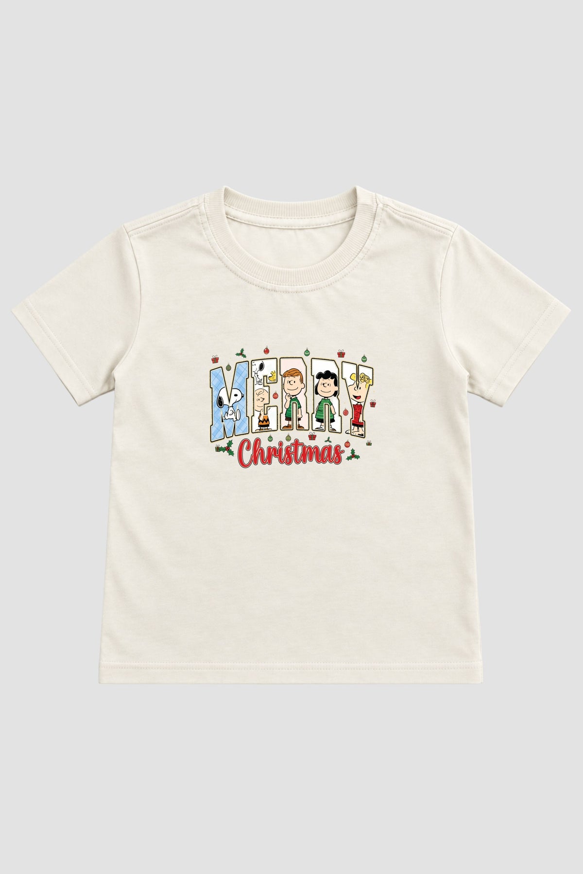 Camiseta Infantil Basica Natal Snoopy- DC-NOOP-0059