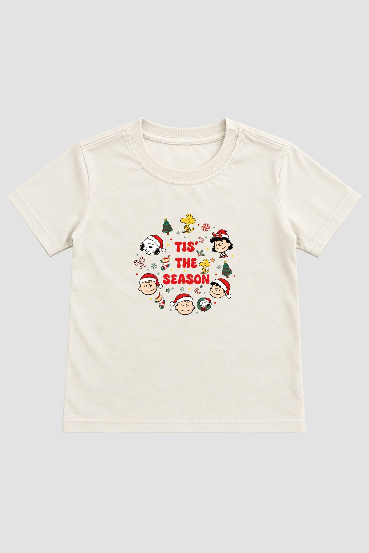 Camiseta Infantil Basica Natal Snoopy- DC-NOOP-0060