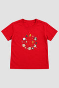 Camiseta Infantil Basica Natal Snoopy- DC-NOOP-0060