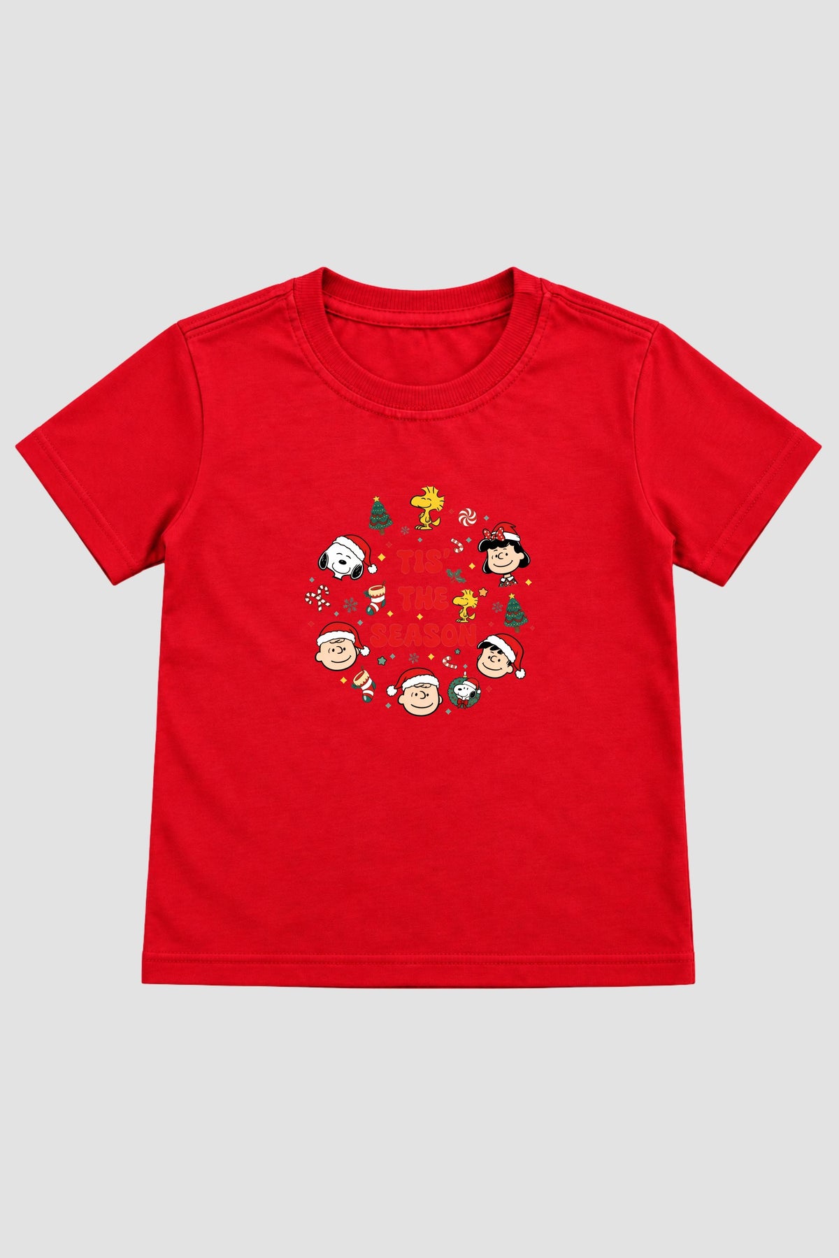 Camiseta Infantil Basica Natal Snoopy- DC-NOOP-0060