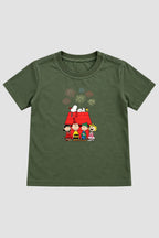 Camiseta Infantil Basica Natal Snoopy- DC-NOOP-0062