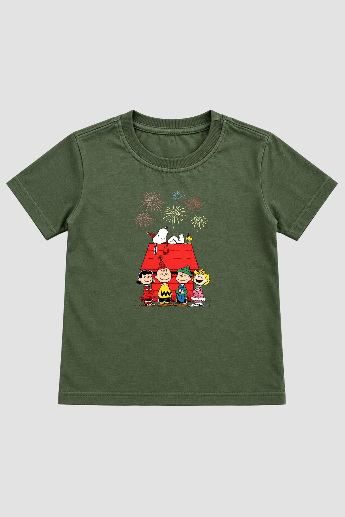 Camiseta Infantil Basica Natal Snoopy- DC-NOOP-0062