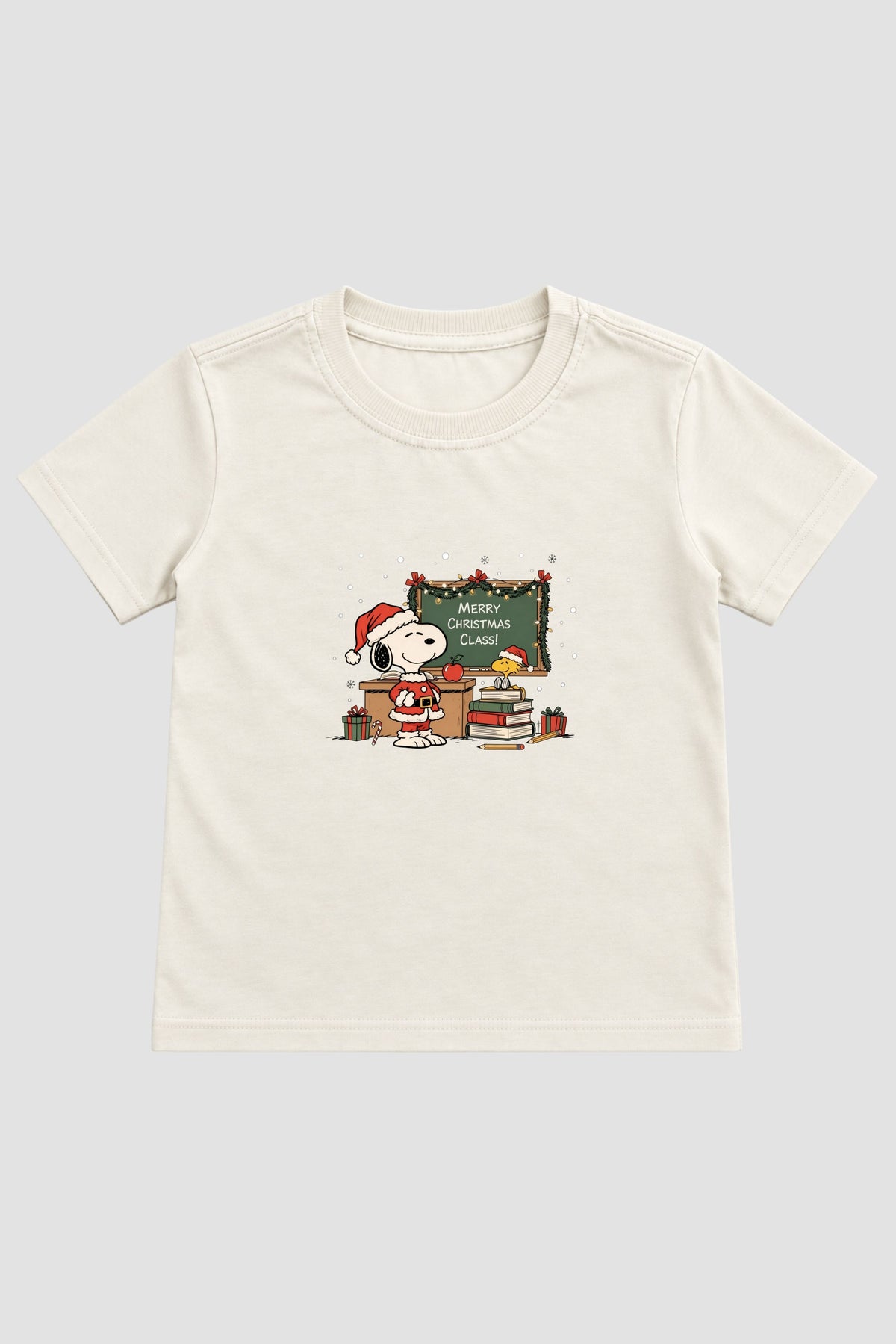 Camiseta Infantil Basica Natal Snoopy- DC-NOOP-0063