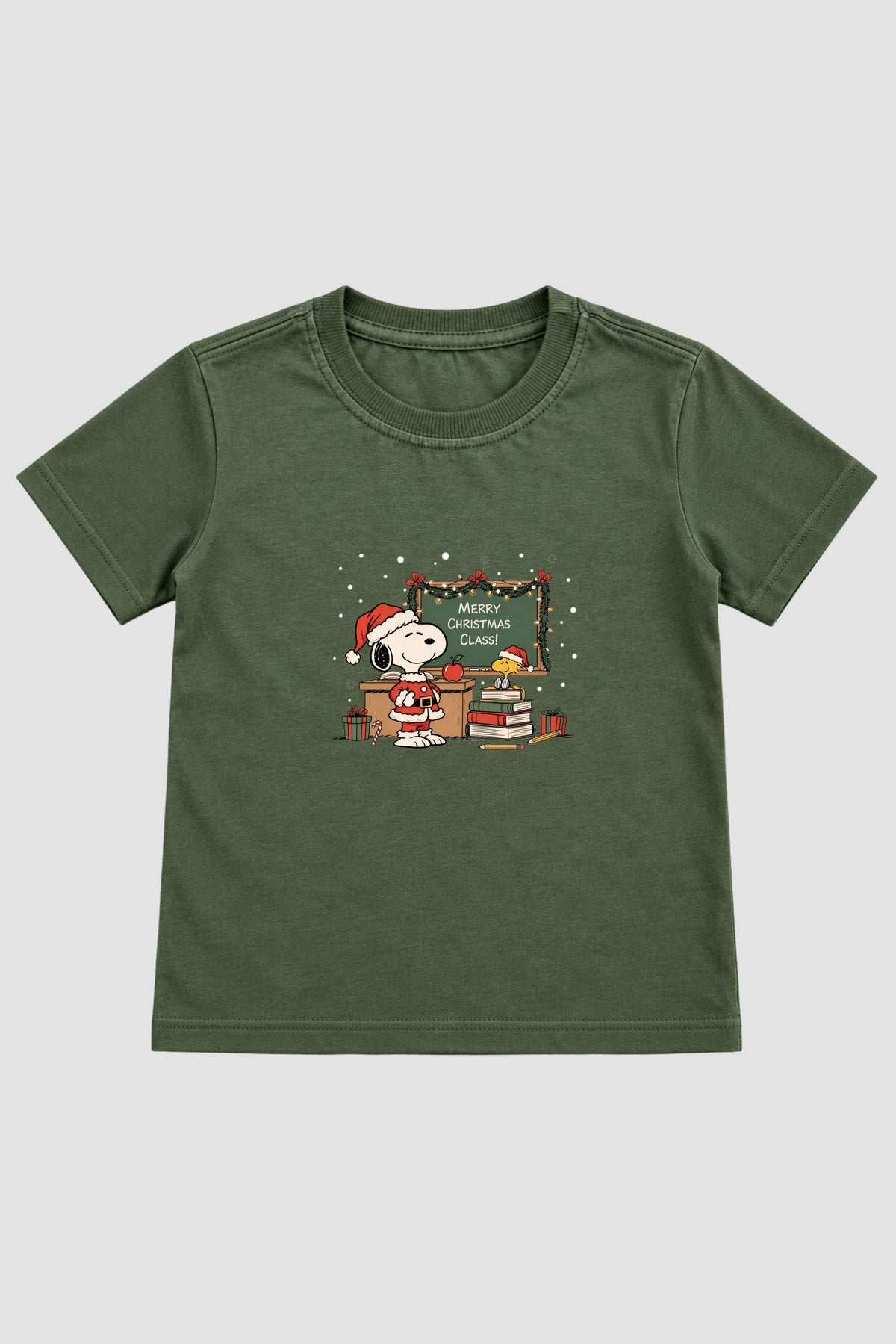 Camiseta Infantil Basica Natal Snoopy- DC-NOOP-0063