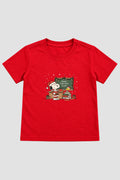 Camiseta Infantil Basica Natal Snoopy- DC-NOOP-0063
