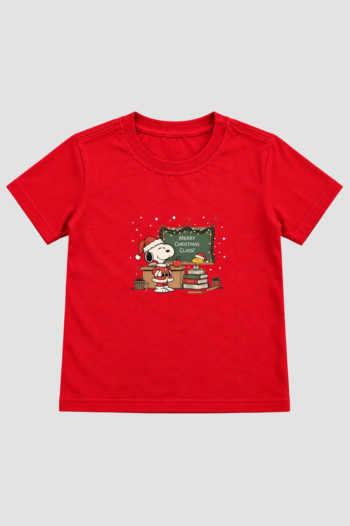 Camiseta Infantil Basica Natal Snoopy- DC-NOOP-0063
