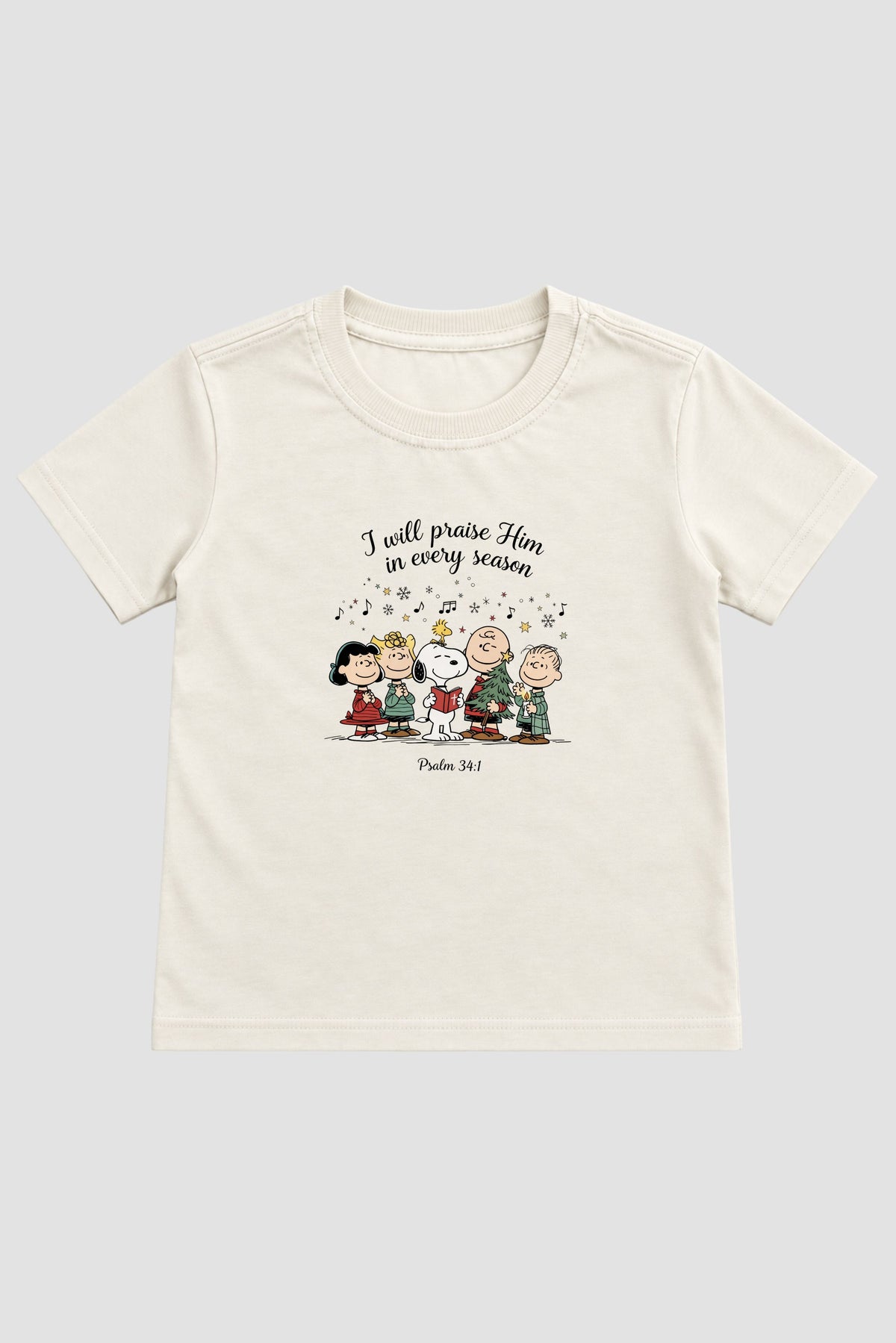 Camiseta Infantil Basica Natal Snoopy- DC-NOOP-0064
