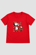 Camiseta Infantil Basica Natal Snoopy- DC-NOOP-0067