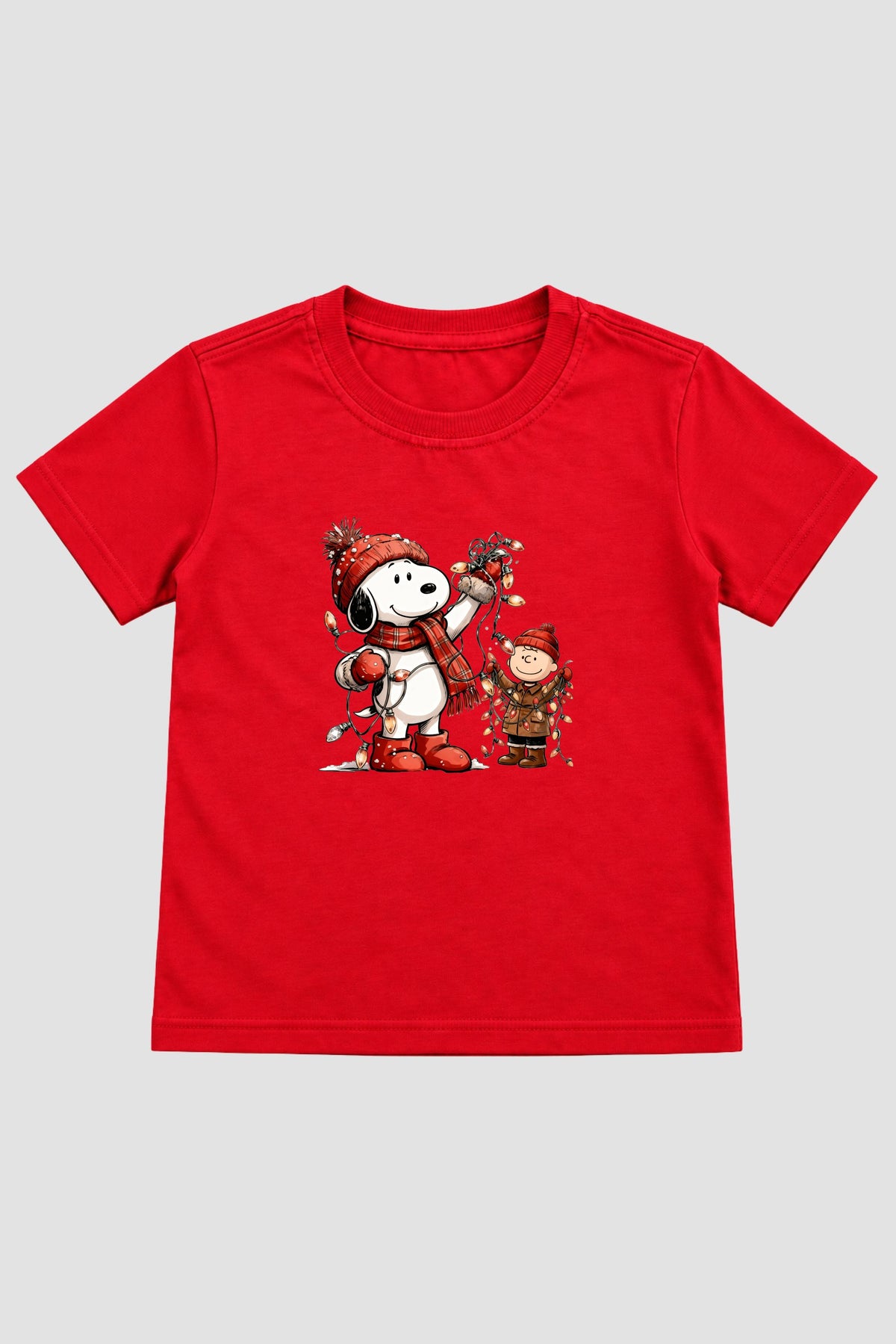 Camiseta Infantil Basica Natal Snoopy- DC-NOOP-0067
