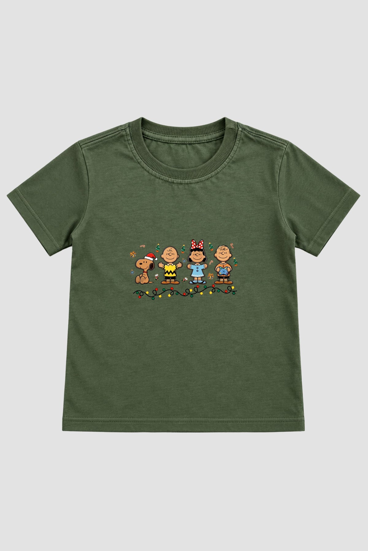 Camiseta Infantil Basica Natal Snoopy- DC-NOOP-0071