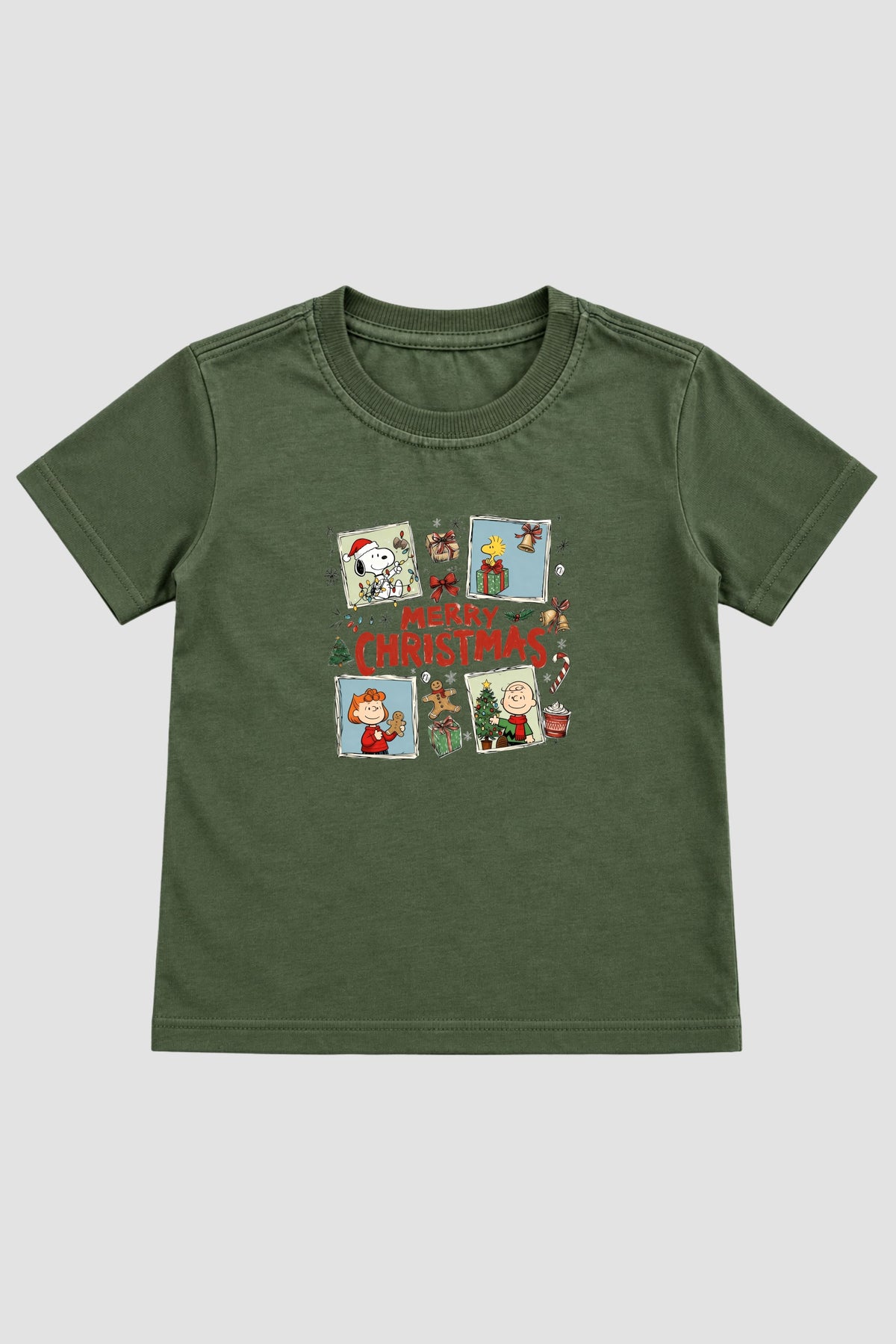 Camiseta Infantil Basica Natal Snoopy- DC-NOOP-0072