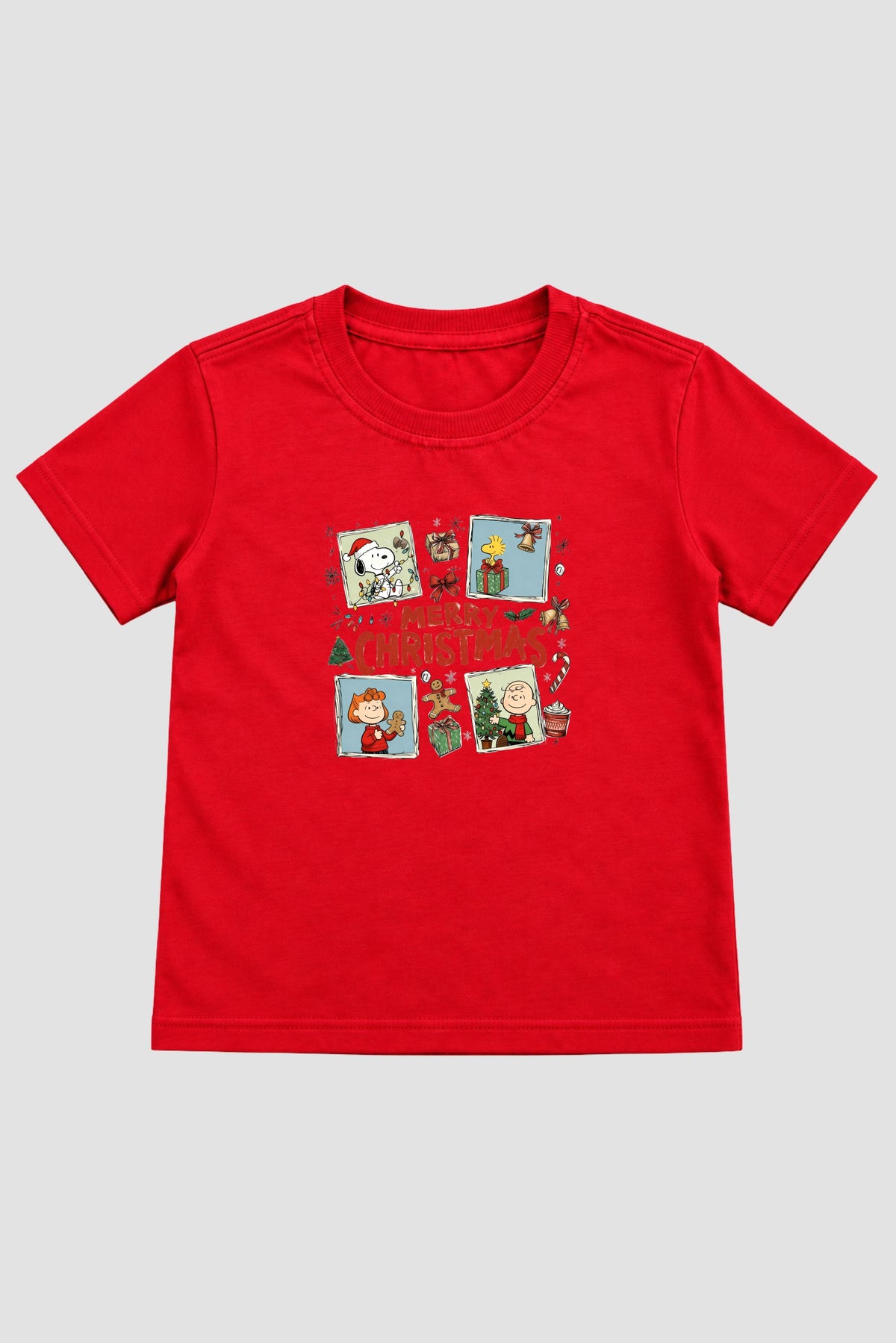 Camiseta Infantil Basica Natal Snoopy- DC-NOOP-0072
