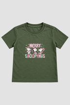 Camiseta Infantil Basica Natal Snoopy- DC-NOOP-0073