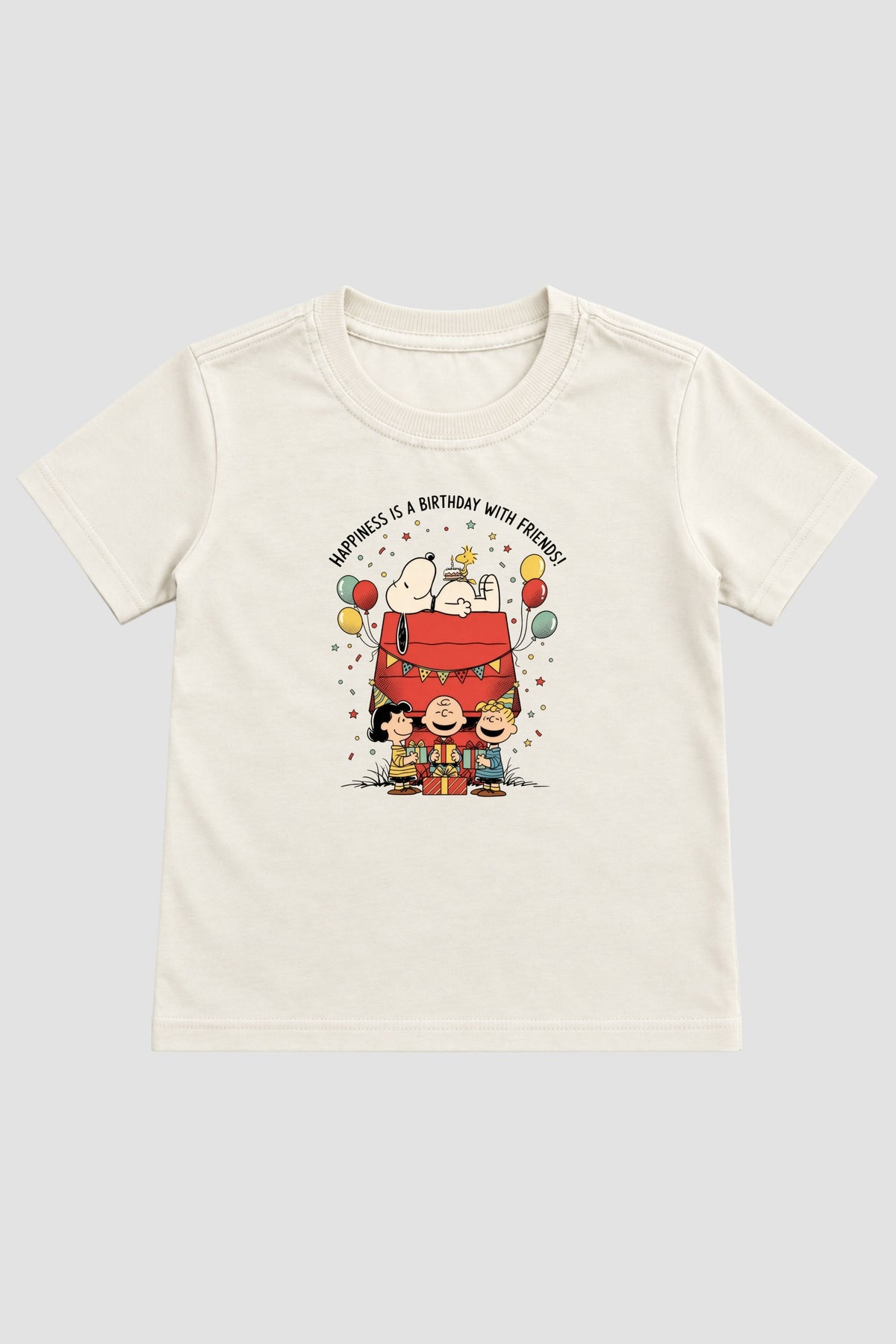 Camiseta Infantil Basica Natal Snoopy- DC-NOOP-0075