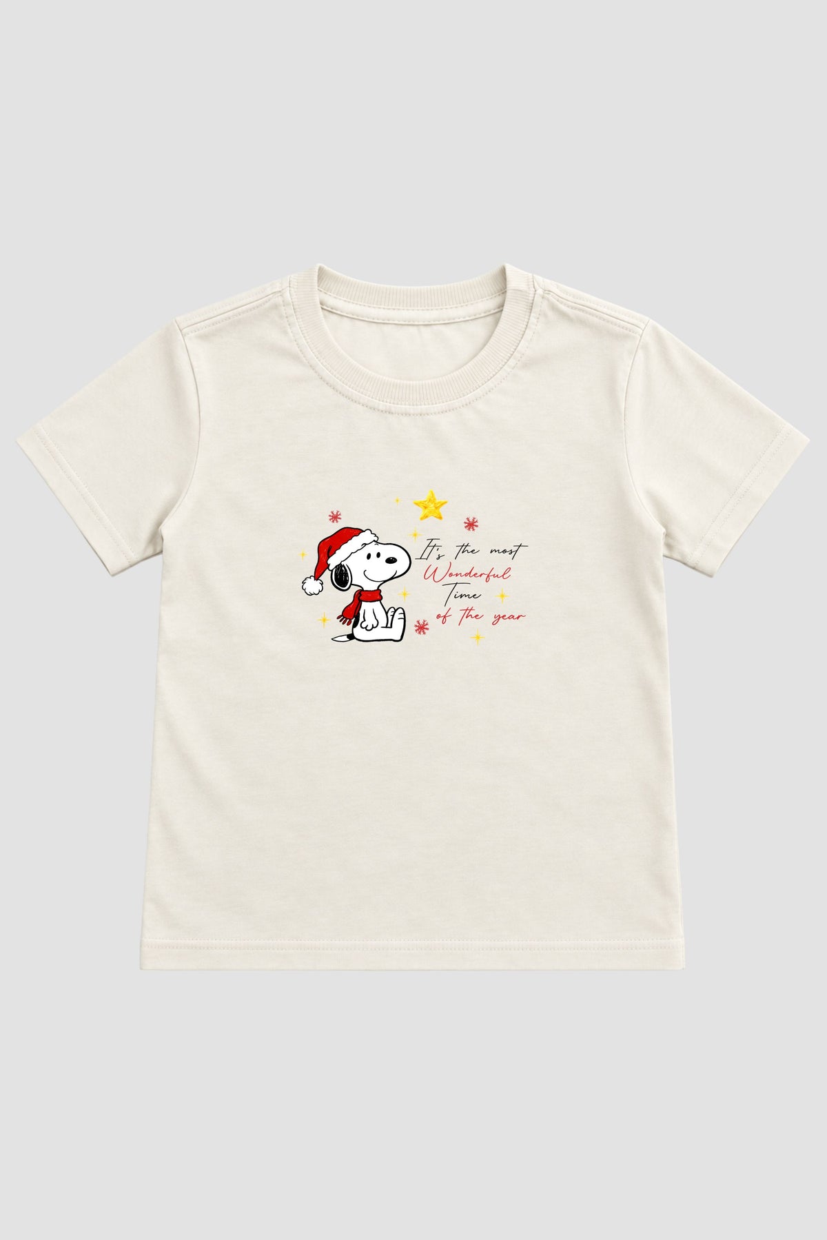 Camiseta Infantil Basica Natal Snoopy- DC-NOOP-0076