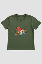 Camiseta Infantil Basica Natal Snoopy- DC-NOOP-0079
