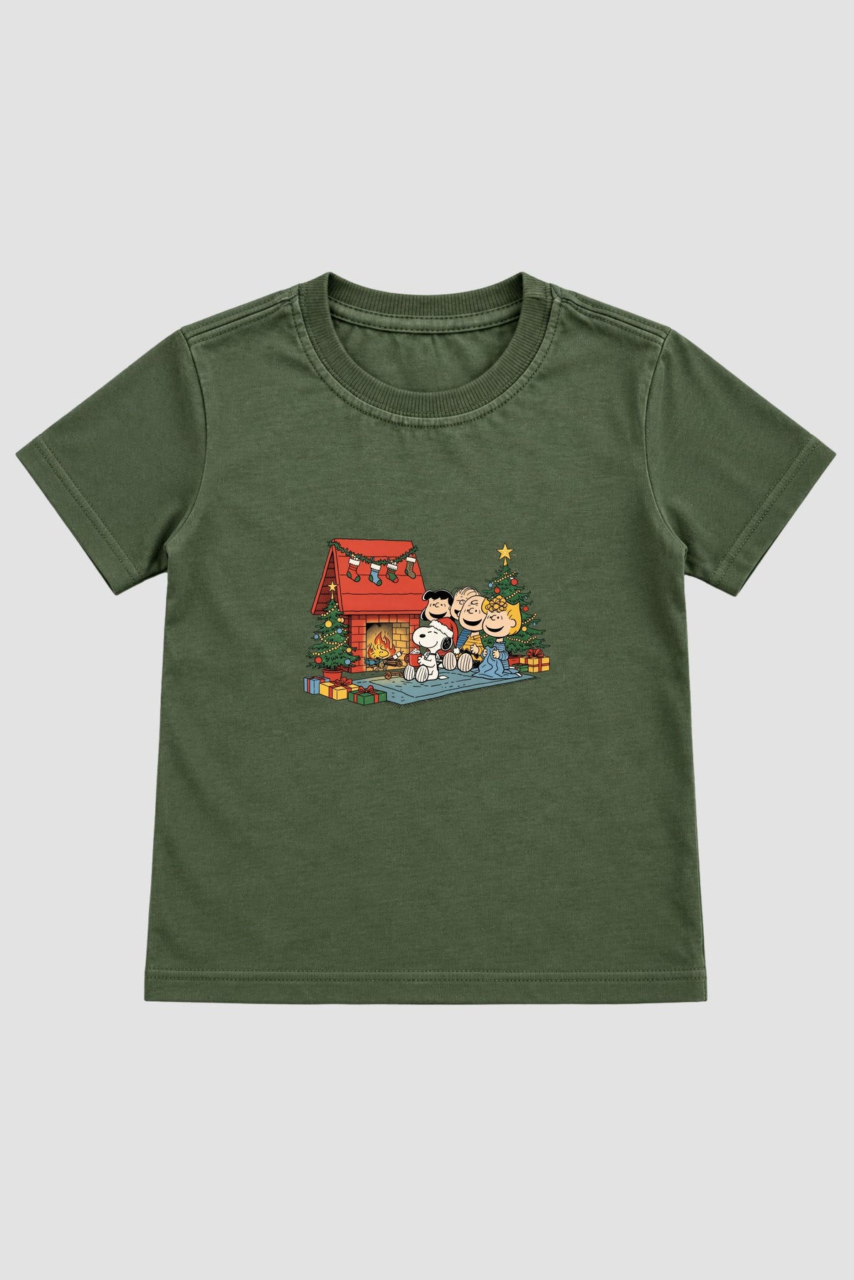 Camiseta Infantil Basica Natal Snoopy- DC-NOOP-0079