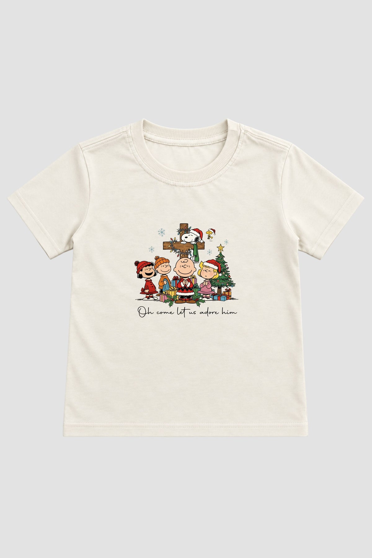 Camiseta Infantil Basica Natal Snoopy- DC-NOOP-0080
