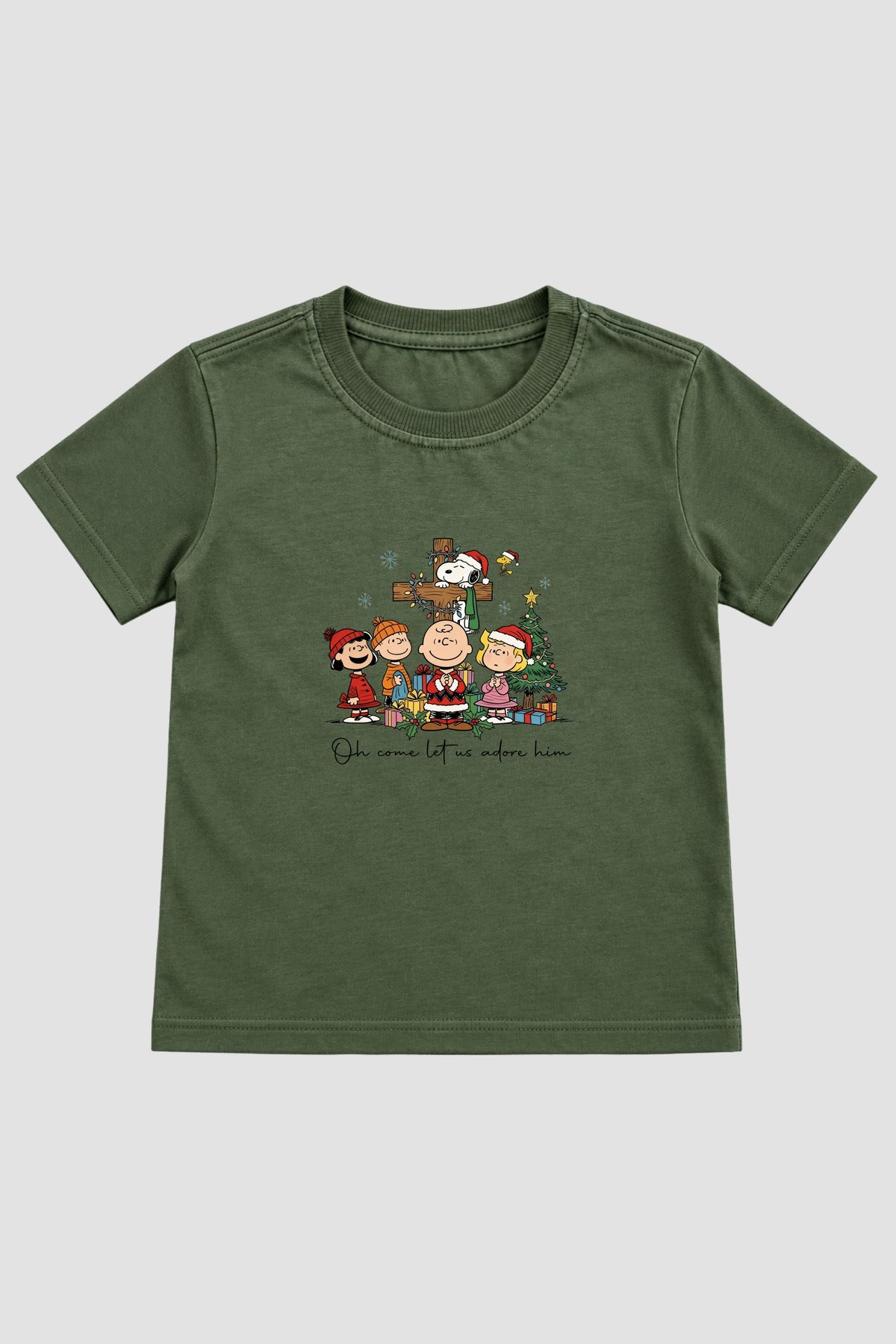 Camiseta Infantil Basica Natal Snoopy- DC-NOOP-0080