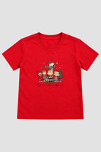 Camiseta Infantil Basica Natal Snoopy- DC-NOOP-0080