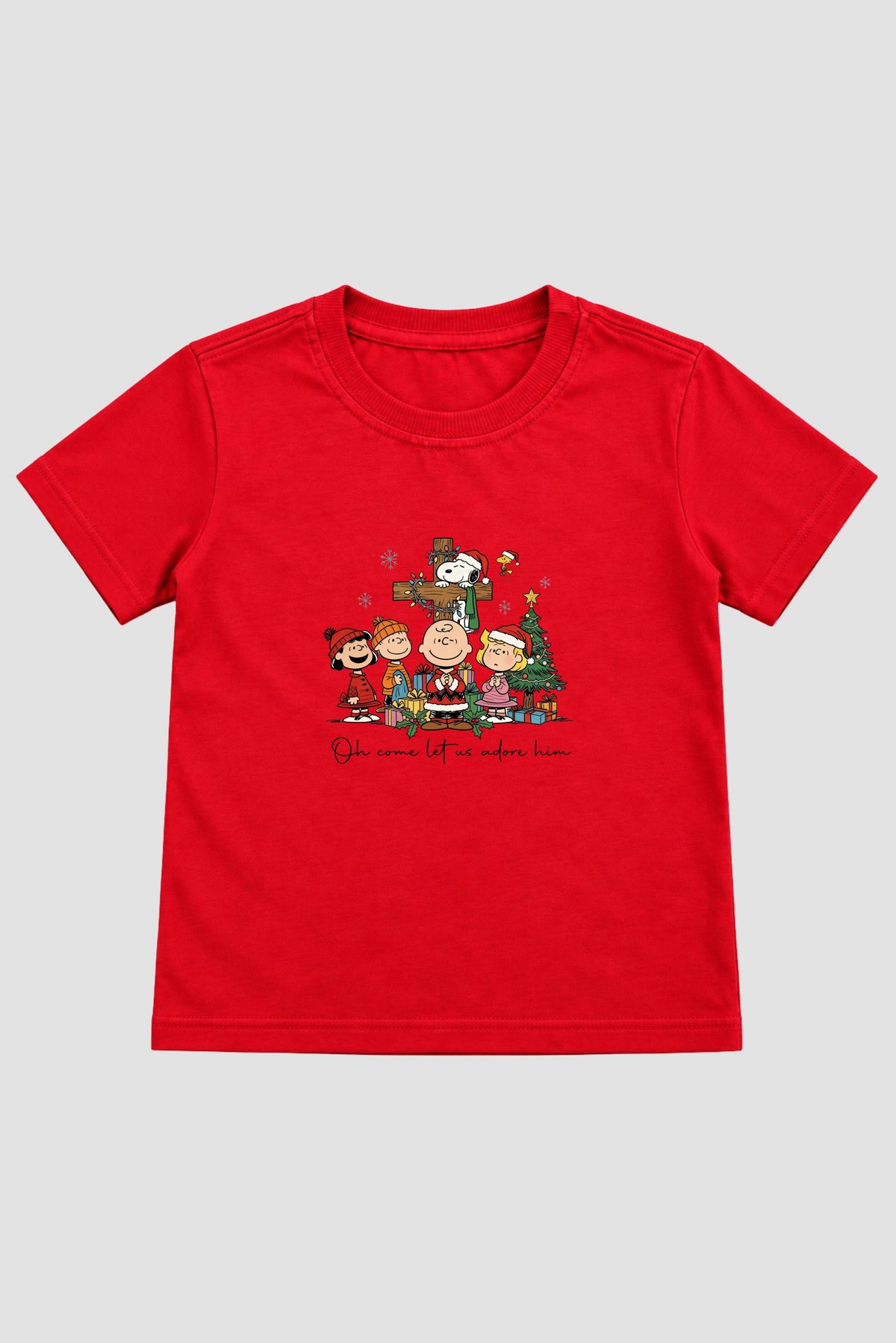 Camiseta Infantil Basica Natal Snoopy- DC-NOOP-0080