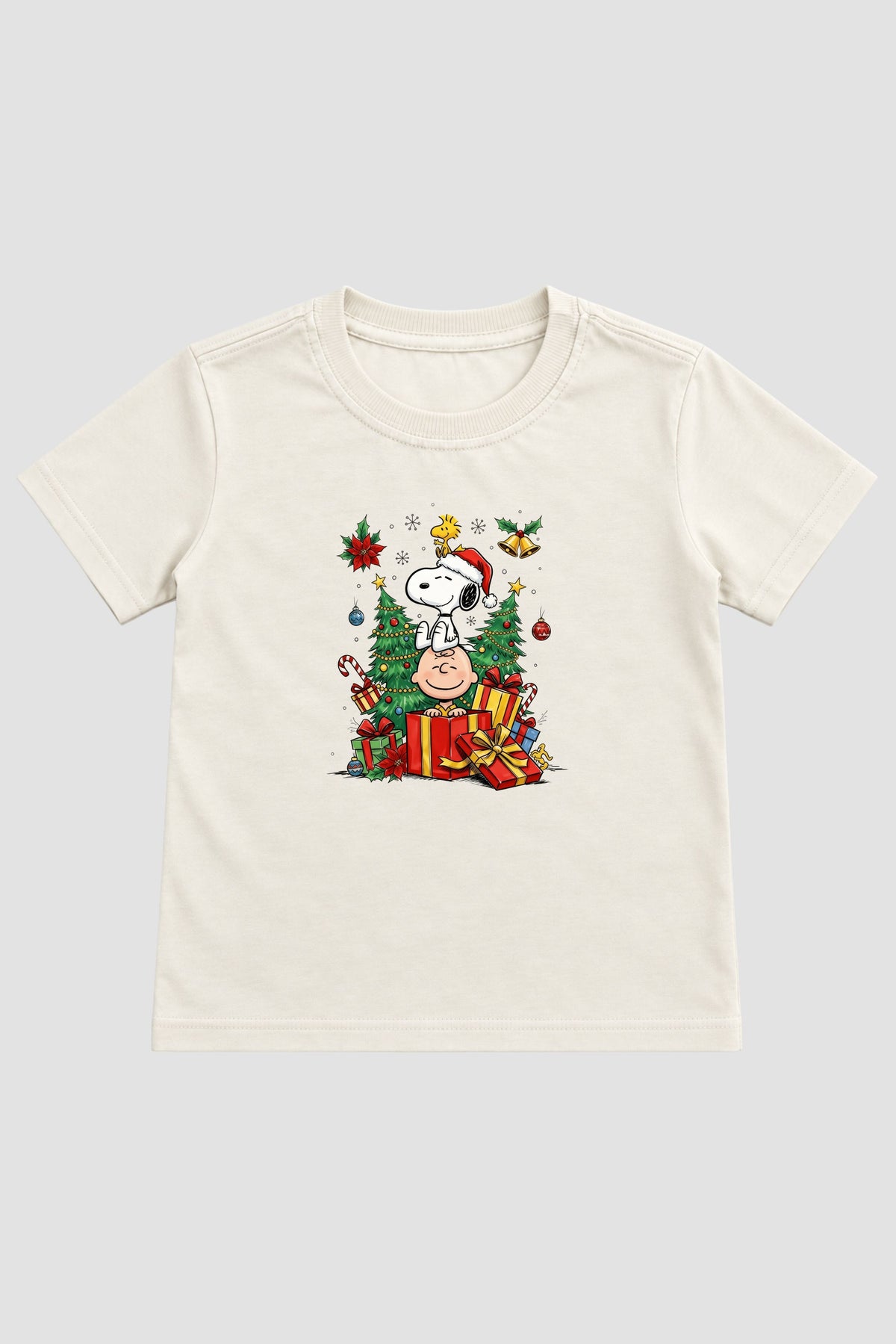 Camiseta Infantil Basica Natal Snoopy- DC-NOOP-0083