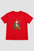 Camiseta Infantil Basica Natal Snoopy- DC-NOOP-0083