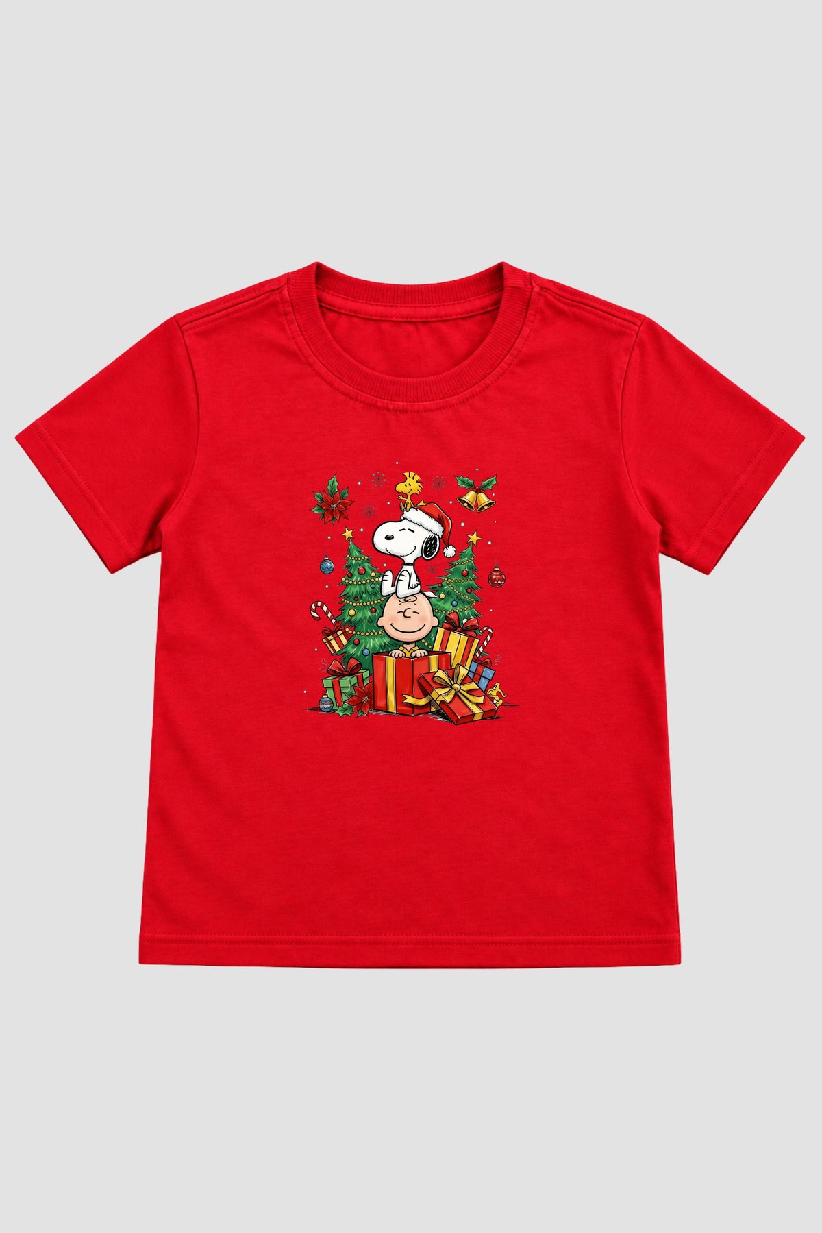 Camiseta Infantil Basica Natal Snoopy- DC-NOOP-0083