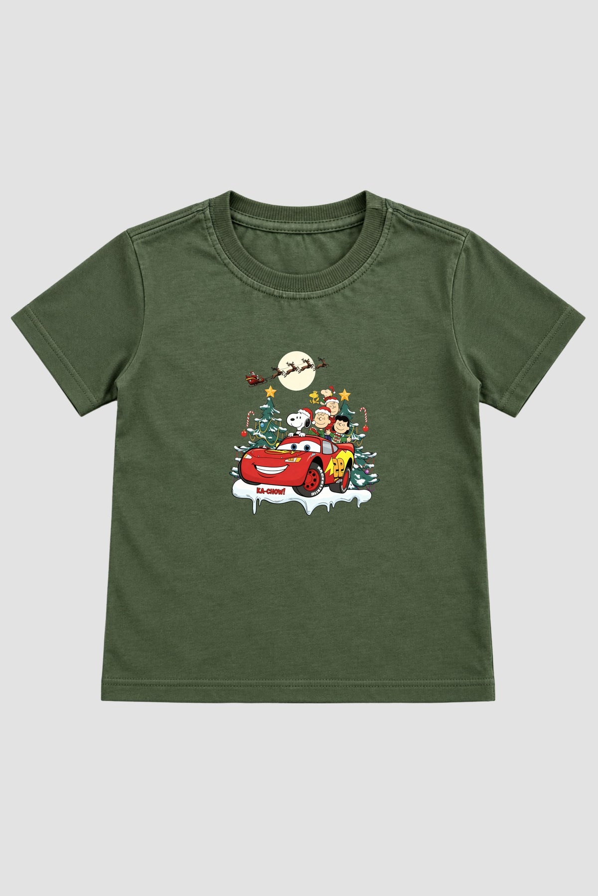 Camiseta Infantil Basica Natal Snoopy- DC-NOOP-0084