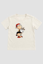 Camiseta Infantil Basica Natal Snoopy- DC-NOOP-0085