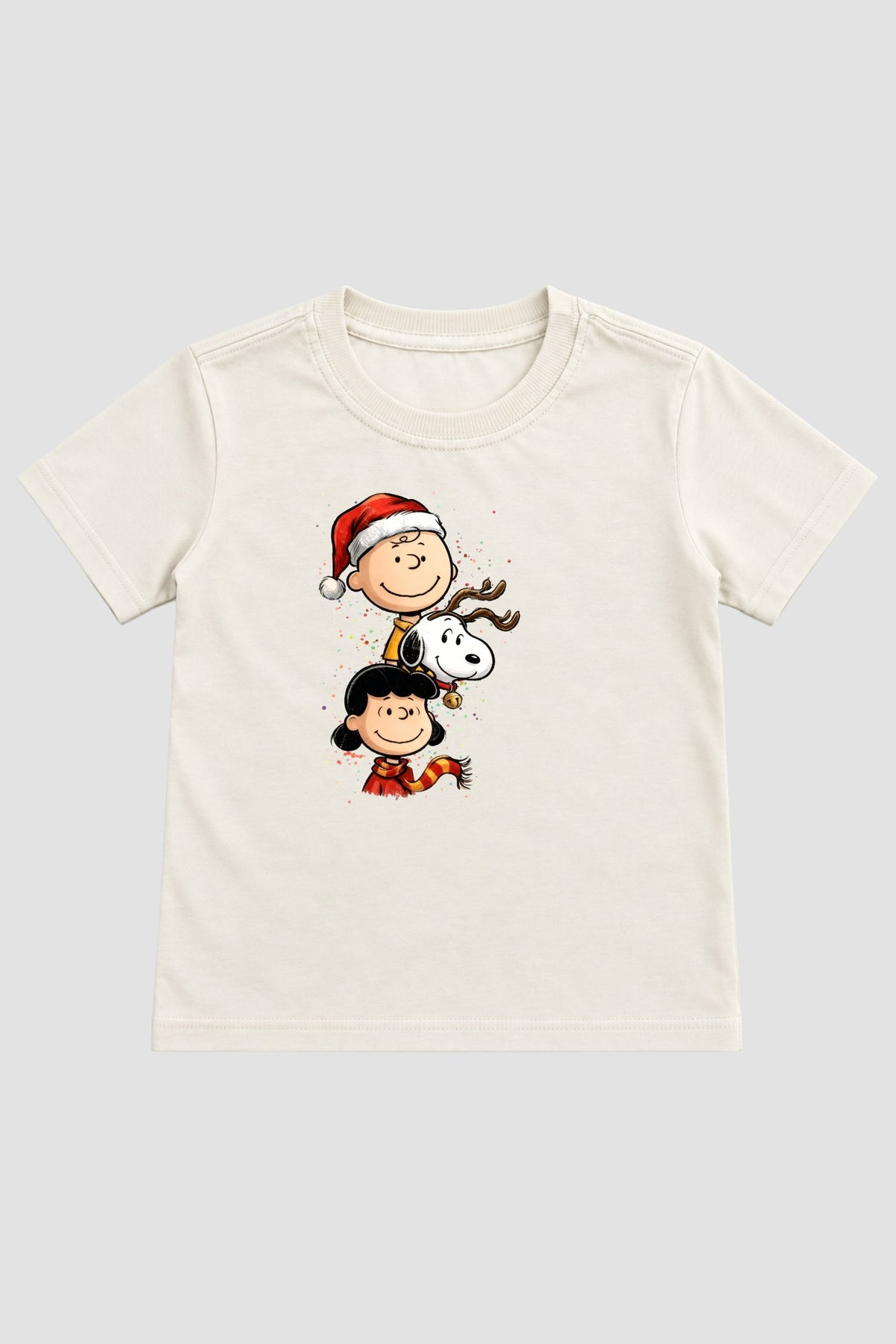 Camiseta Infantil Basica Natal Snoopy- DC-NOOP-0085