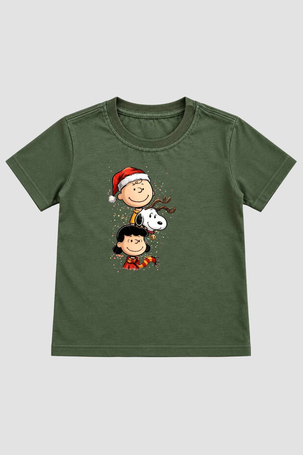 Camiseta Infantil Basica Natal Snoopy- DC-NOOP-0085