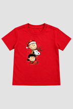Camiseta Infantil Basica Natal Snoopy- DC-NOOP-0085