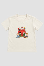 Camiseta Infantil Basica Natal Snoopy- DC-NOOP-0087