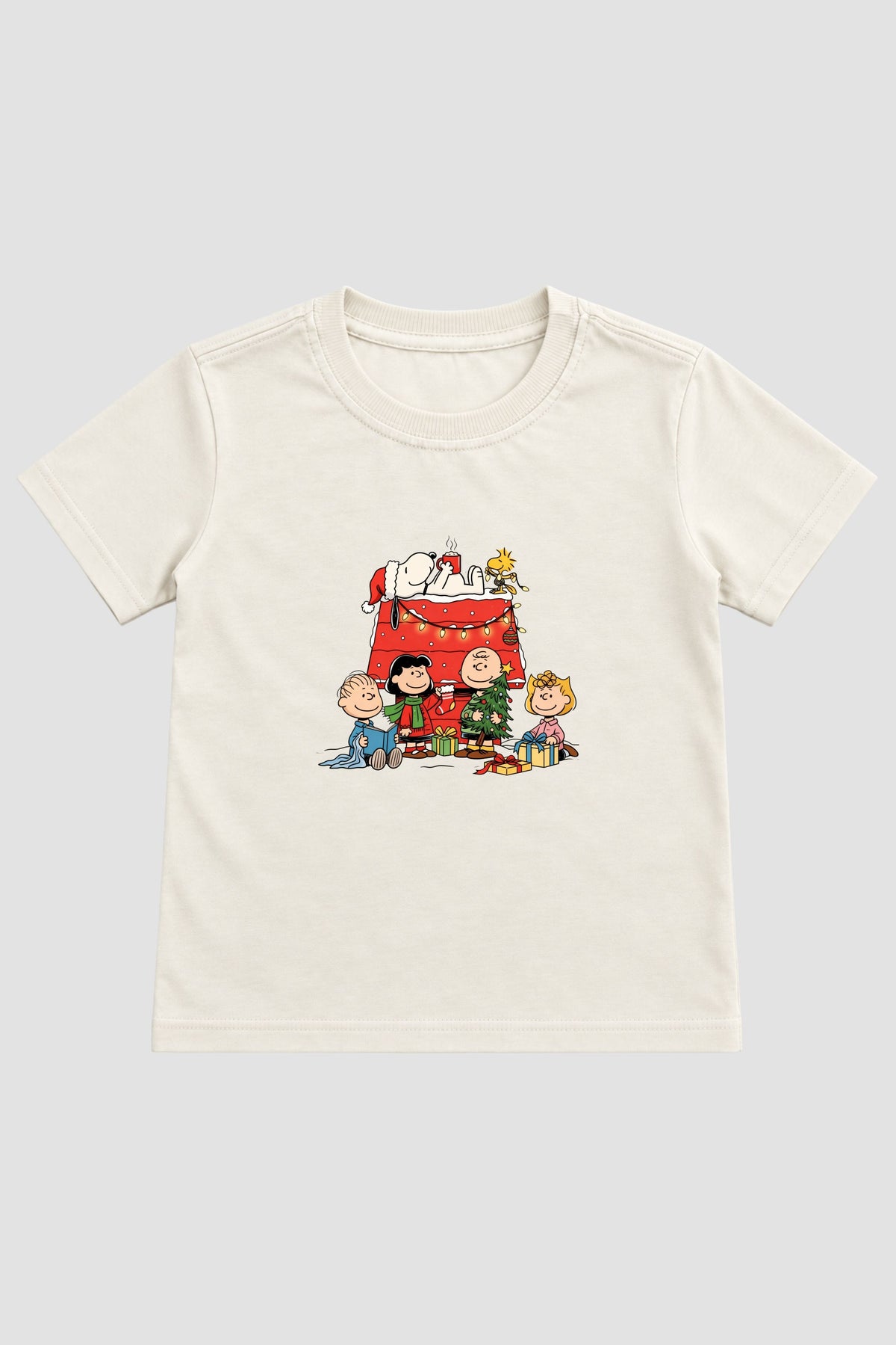 Camiseta Infantil Basica Natal Snoopy- DC-NOOP-0087