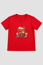 Camiseta Infantil Basica Natal Snoopy- DC-NOOP-0087